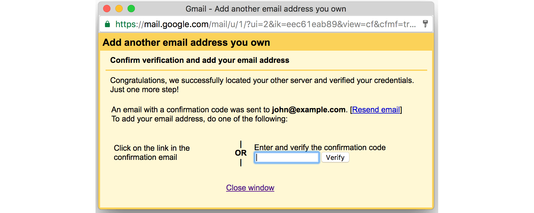 Gmail to Email Step 15