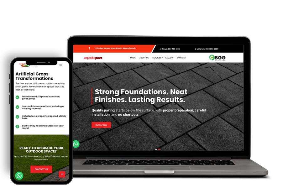 Superior Pave website